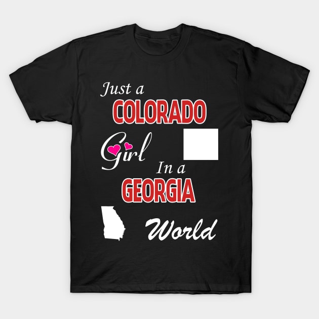 Colorado - Georgia T-Shirt by ALEXANDRA PIVOVAROVA |